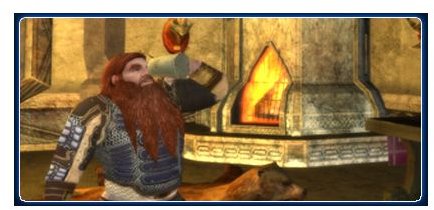 dwarf drinking stock photo