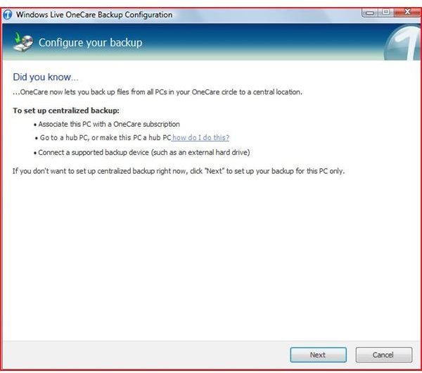 windows live onecare safety scanner