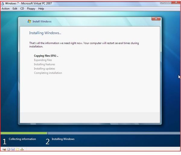 how to run virtual pc on windows 7