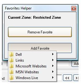 Favorites Helper in ZonedOut