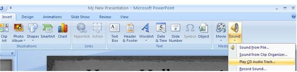How to Add Music from a CD to PowerPoint Presentations