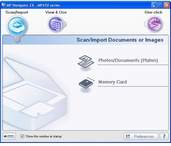 Canon Pixma MP610 Review- Navigator Software