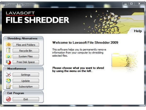 windows secure file shredder