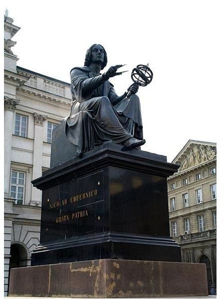 Statue of Copernicus in Warsaw