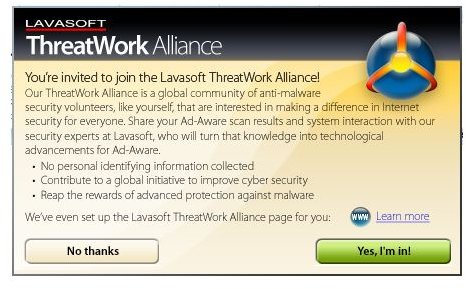 Invitation to join ThreatWork Alliance
