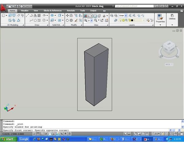 AutoCAD to PDF Plot Window Selection