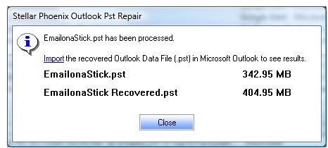 stellar phoenix outlook pst repair review