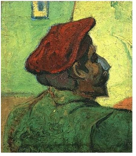 Paul Gauguin (Man in a Red Beret) by Van Gogh