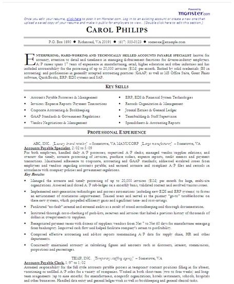 Accounting Resume Samples - What to Include on Your Resume
