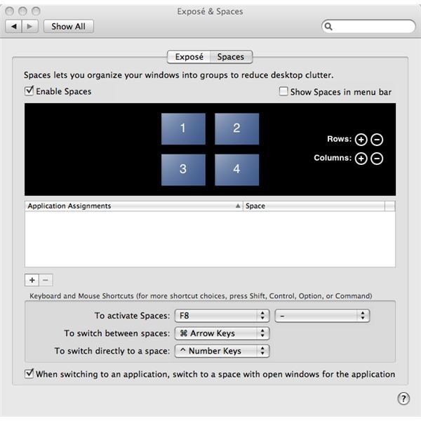 How to Use Spaces in Mac OS X Snow Leopard