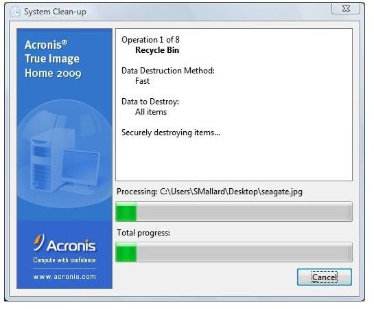 acronis true image home 2009 software