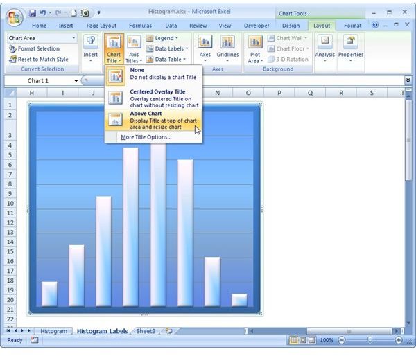 Adding a Title to a Chart