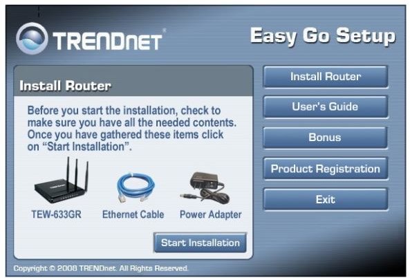 Install Router Check Components