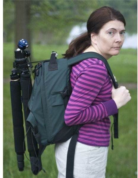 A camera back pack can carry lots of gear.