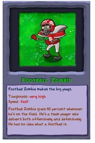 PvZ Football Zombie