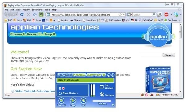 applian technologies replay video capture