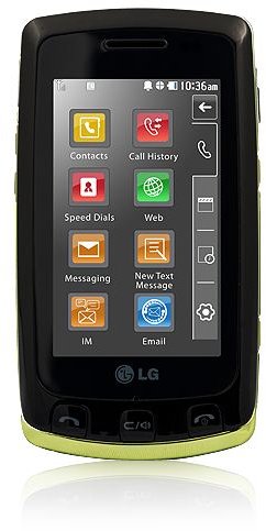 LG Bliss- Thin Midrange Touchscreen Phone