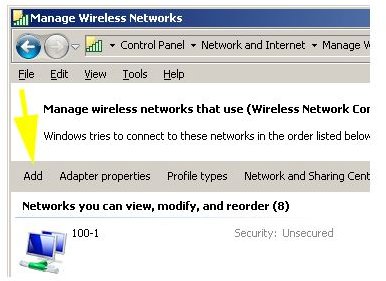 addWirelessnetwork