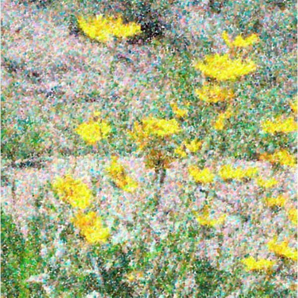 Simulated Pointillism Created Using Snap Art Plugin