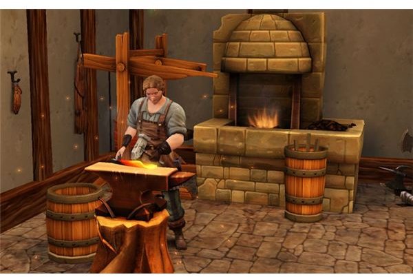 The Sims Medieval forging 3