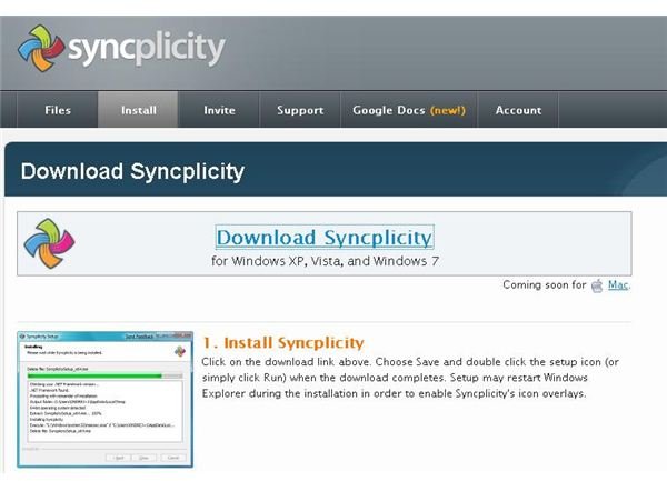 Syncplicity Install