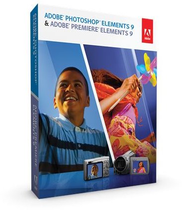 Photoshop Elements 9 and Premiere Elements 9 Bundle Box Shot