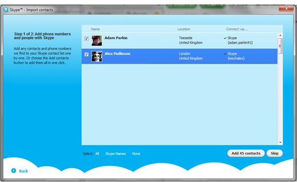 Two-Way Integration with Facebook and Skype