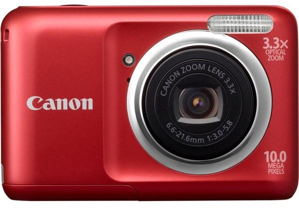 Canon Powershot A800 Red - Front