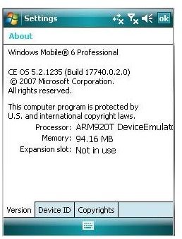How To Determine the Version Of Windows Mobile On Your Device