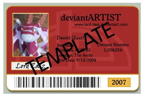 Deviant ID Template by Lord Zasz