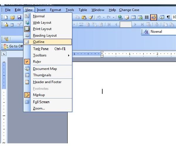 how to change case in word 2003