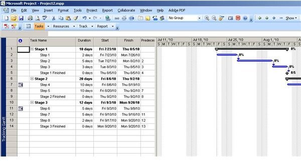 See an Example of a Budget in Microsoft Project