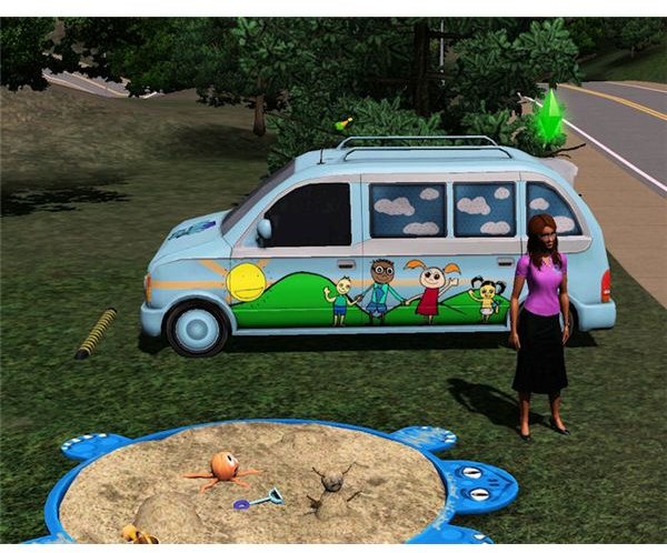 The Sims 3 daycare van reward