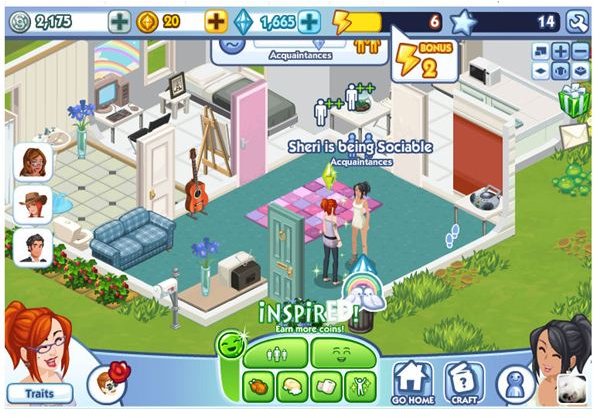 Facebook Games: The Sims Social