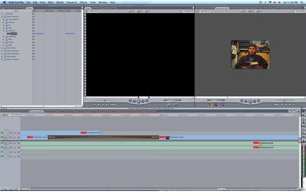 final cut pro transitions missing