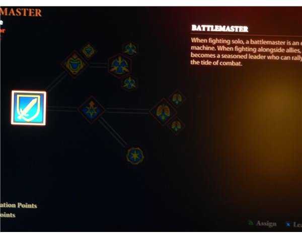 A look at the Dragon Age 2 Warrior Battlemaster skill tree.