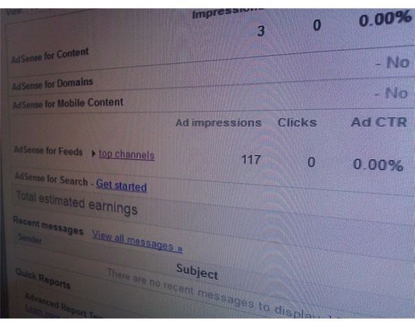 Adsense Reporting Page