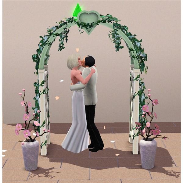 The Sims 3 wedding arch