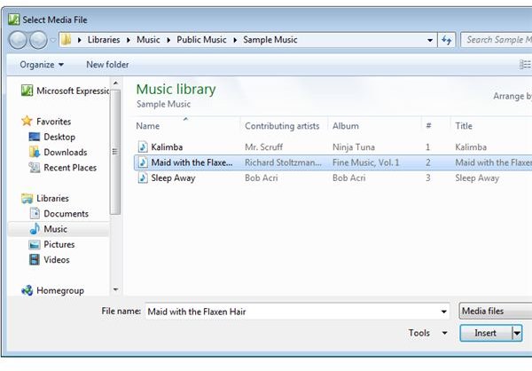 How to Put Audio Files on a Web Page with Expression Web: Find Out How to Embed Audio Files with Microsoft Expression Web