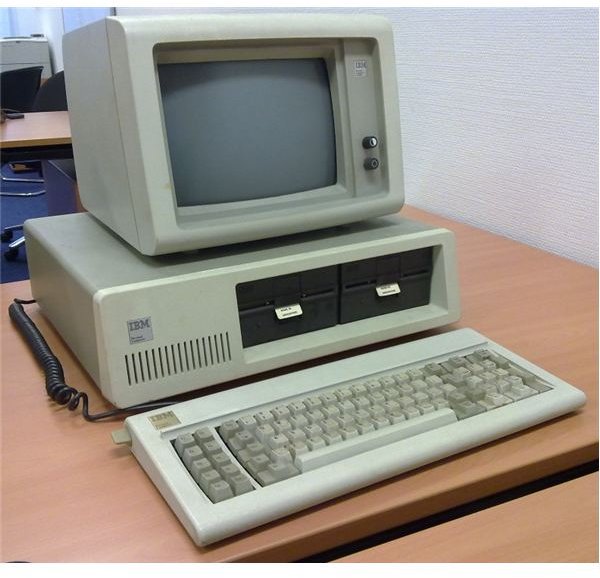 An early IBM PC, the 5150 launched in 1981