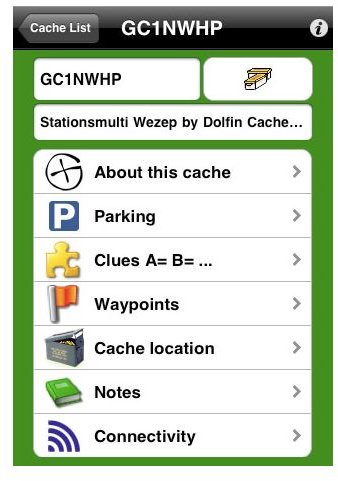 Geocaching Buddy iPhone App