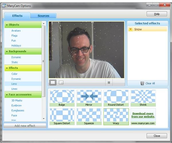 skype video effects for mac