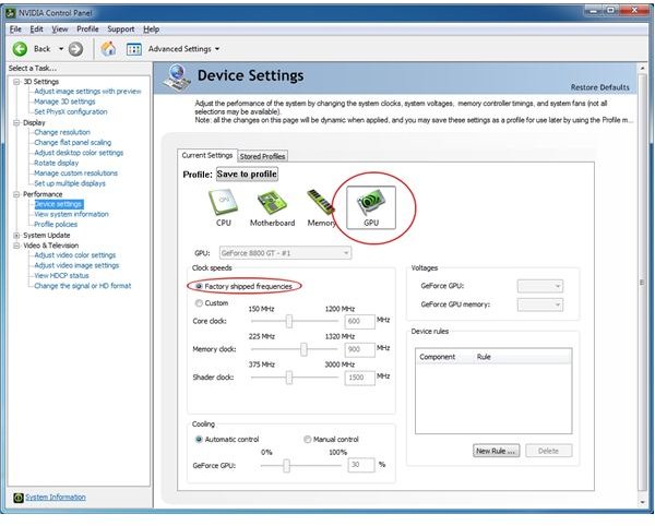 overclocking software nvidia