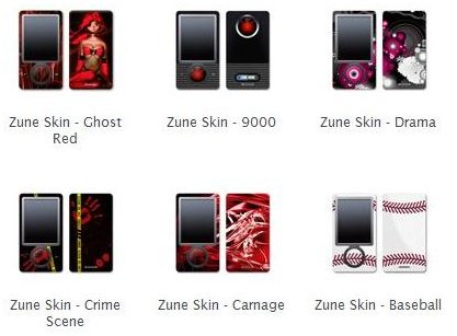 Zune Skins at Decal Girl