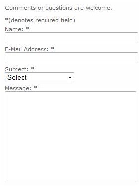 3 Free HTML Email Feedback Forms