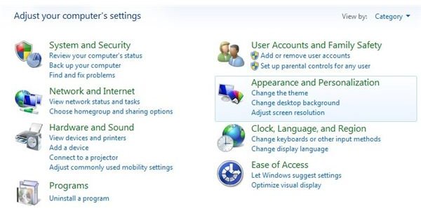 Windows 7 Background Problems