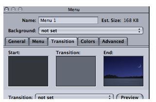 create menu in dvd studio pro