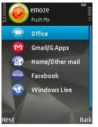 Emoze Push Email and Messaging