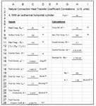 Excel Image Natural Convection Horiz Cylinder US units