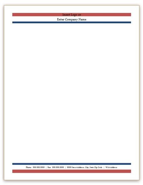 Campaign Letterhead Template